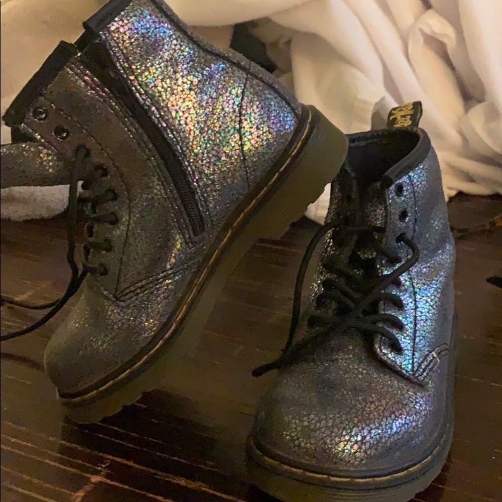 Dr Martins Girls 9 glitter Rare!
